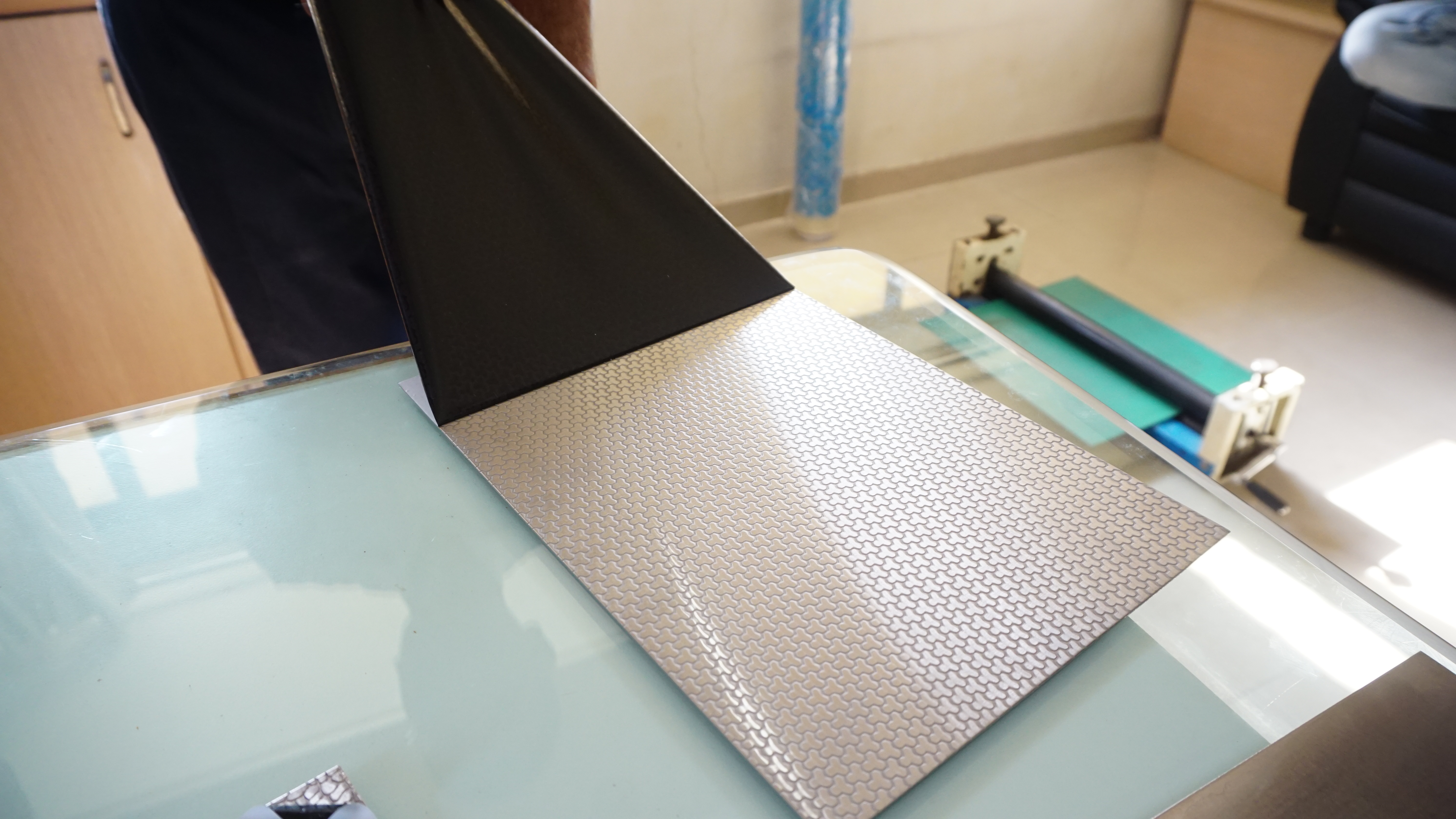 Peel Test on Stainless Steel Textured Finish